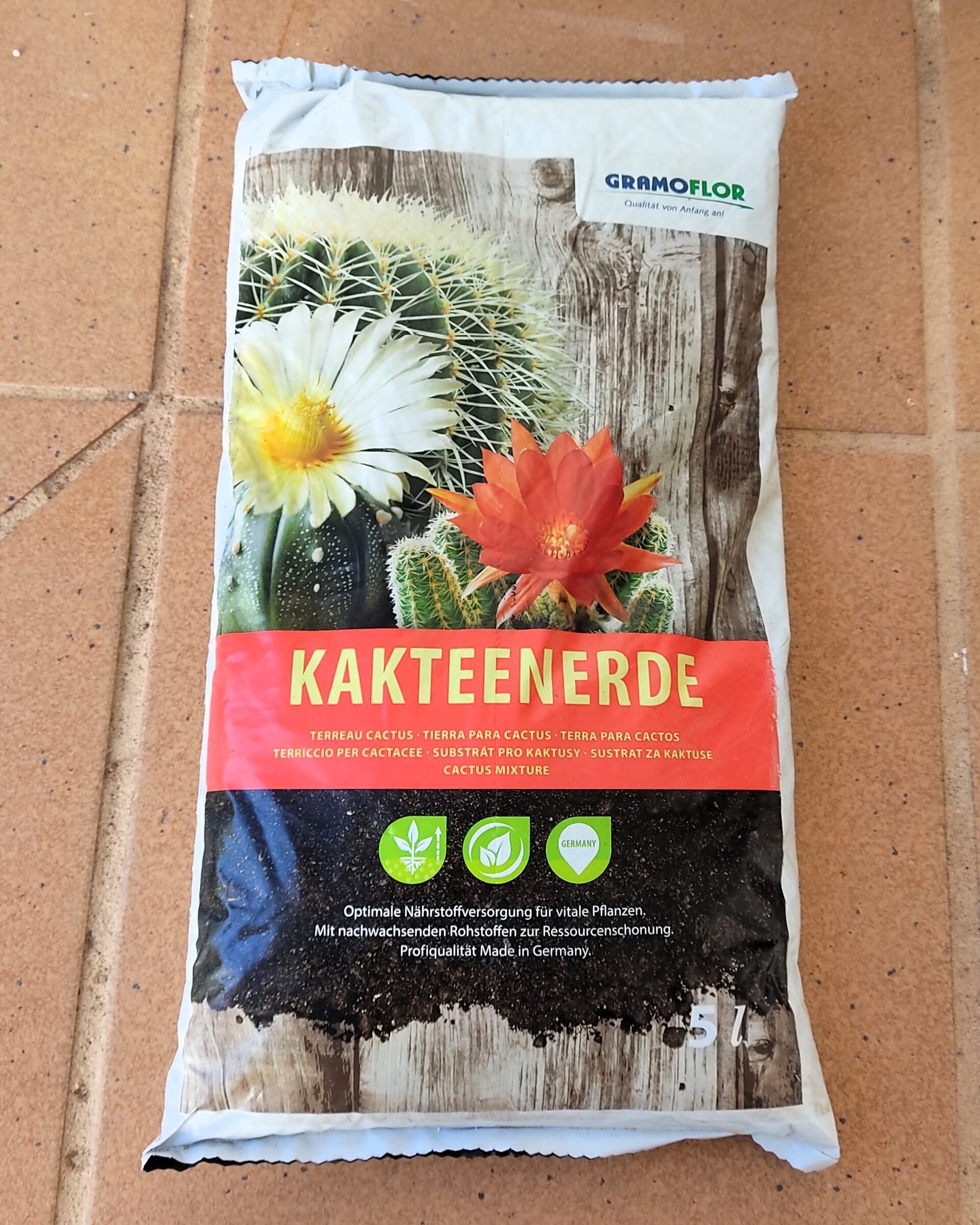 Sustrato para cactus y suculentas 5 litros - KakteenErde Gramoflor - 4
