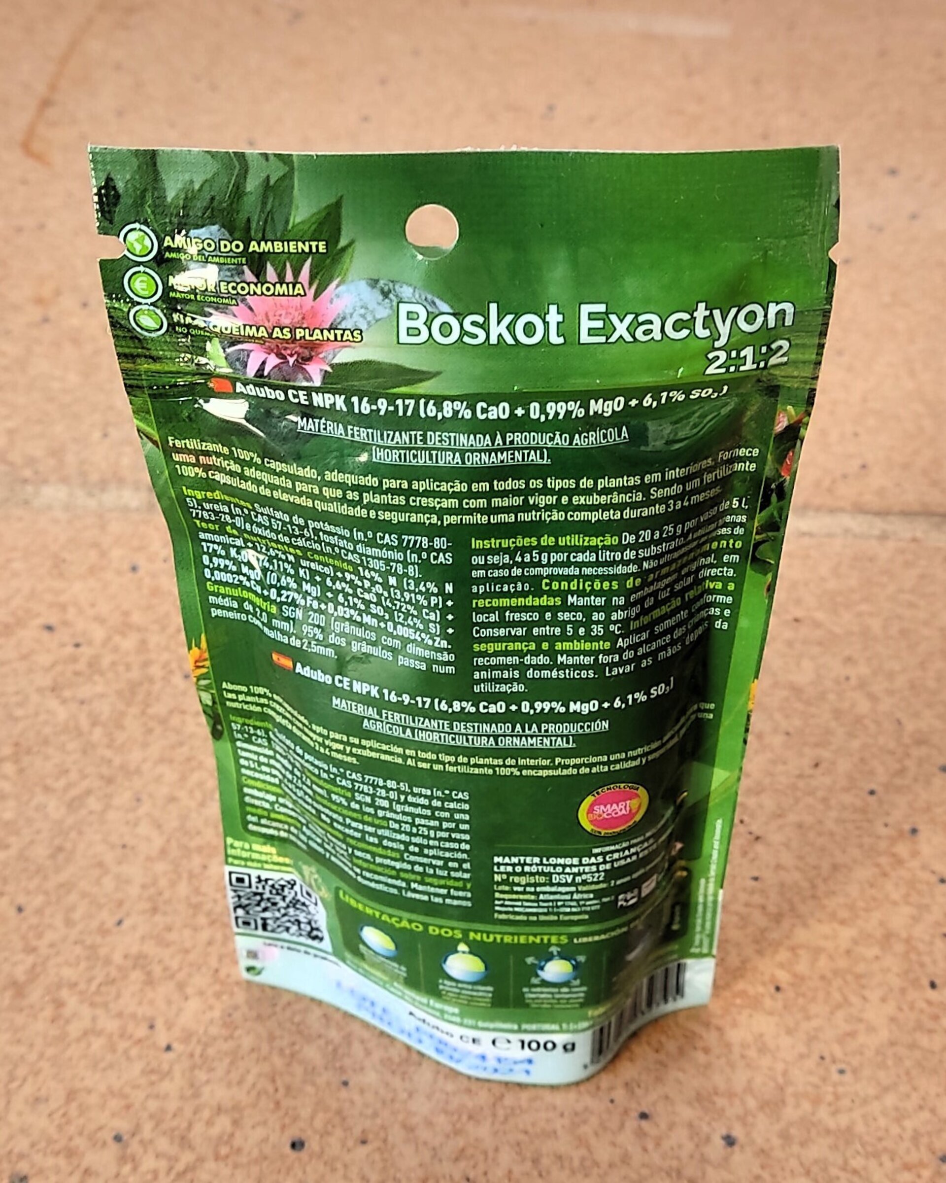 Fertilizante para plantas de interior 100 gr - Boskot - 3