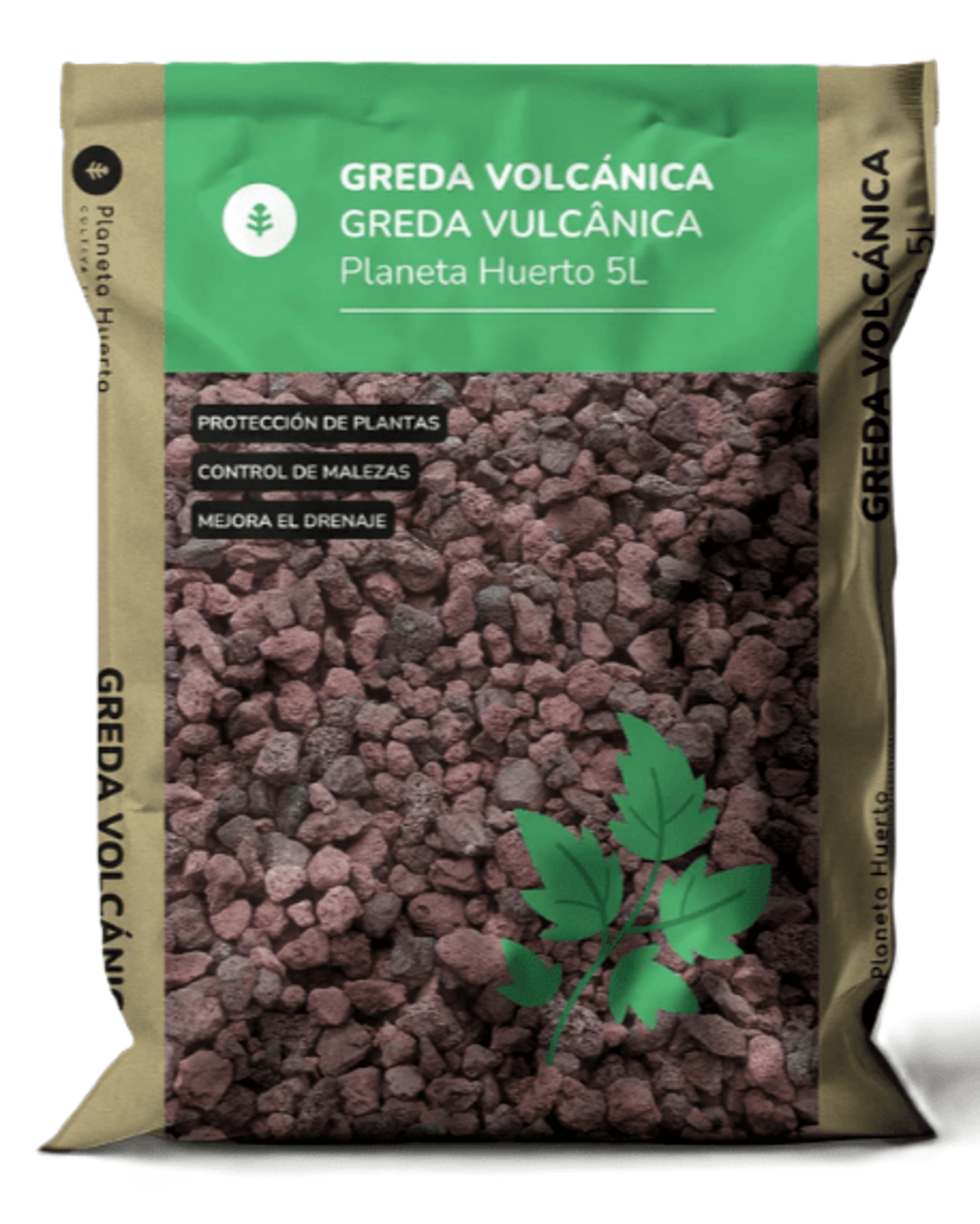 Greda volcánica (grava volcánica) - bolsa 5 litros - 1