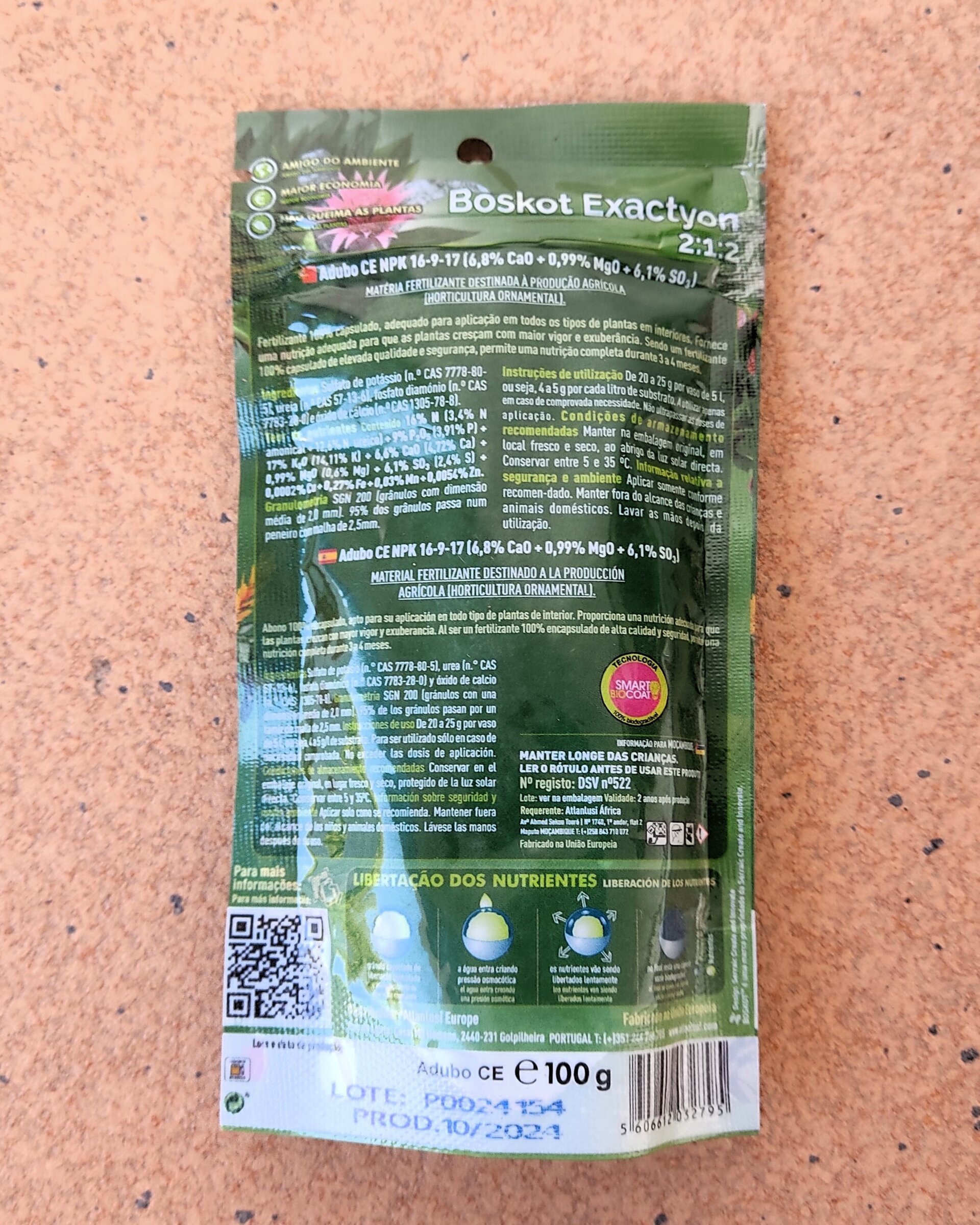 Fertilizante para plantas de interior 100 gr - Boskot - 4